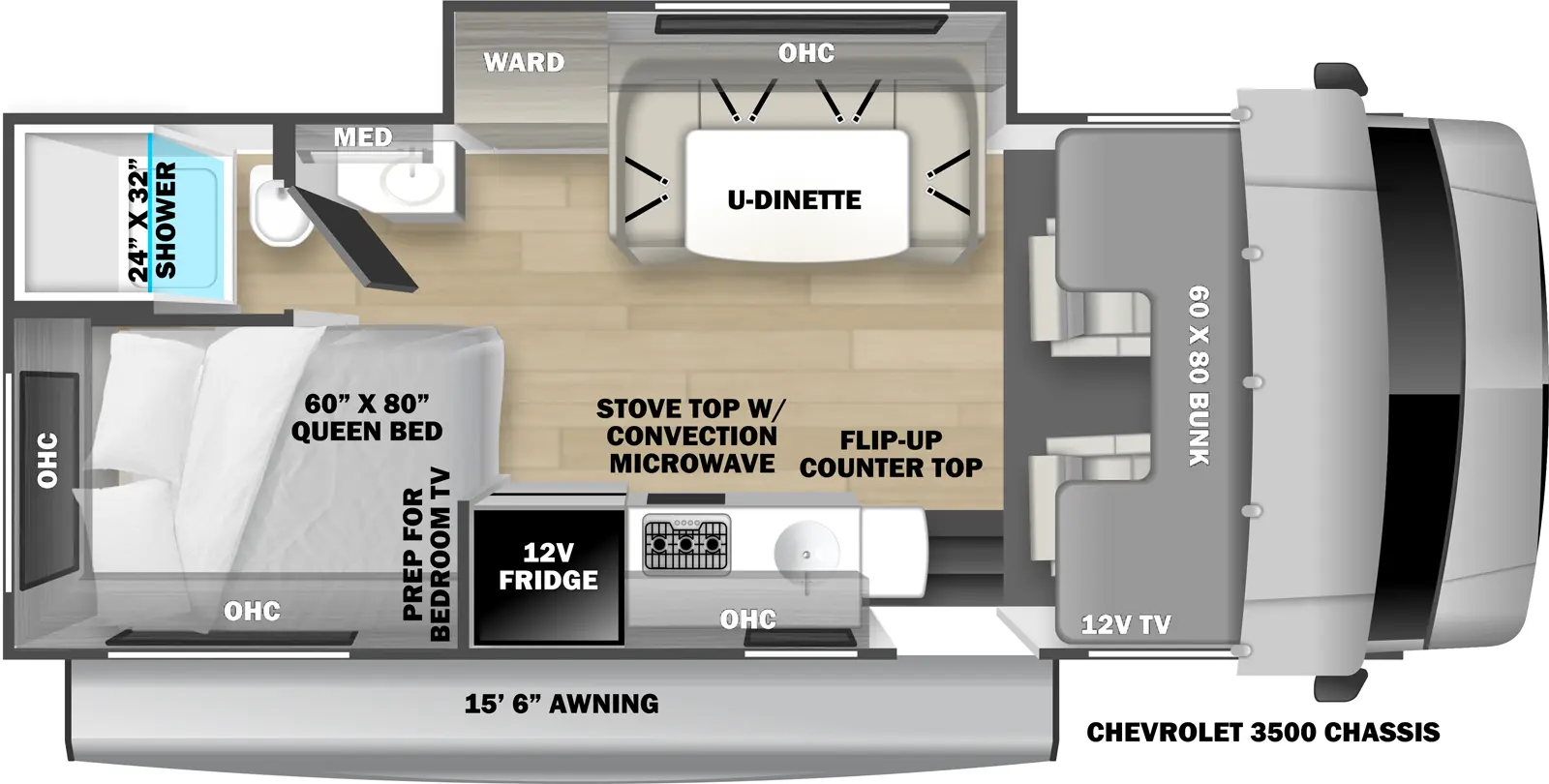 Sunseeker Le 2150SLE Floorplan